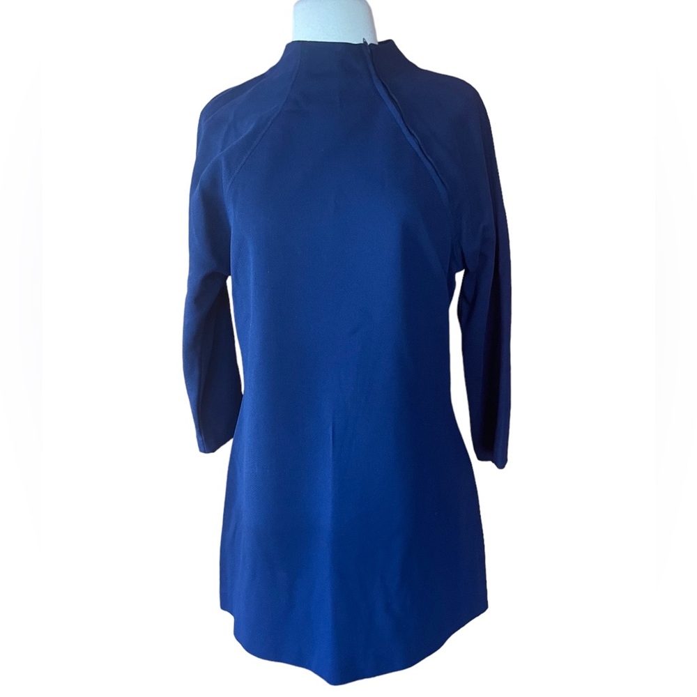 1970s Jack Winter (tag ripped) Poly Knit Mini Dress